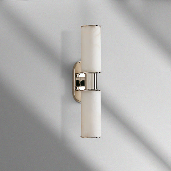 Harlin Alabaster 2-Light Wall Sconce