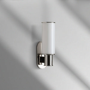 Harlin Modern Milk Glass Wall Sconce