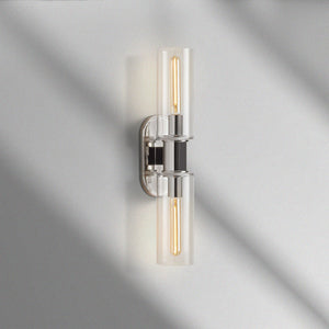 Harlin Double Sconce in Clear