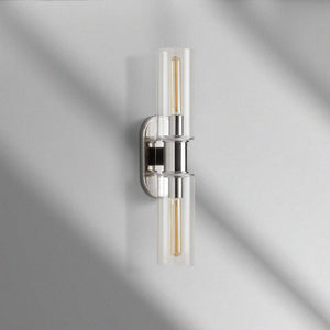 Harlin Double Sconce in Clear