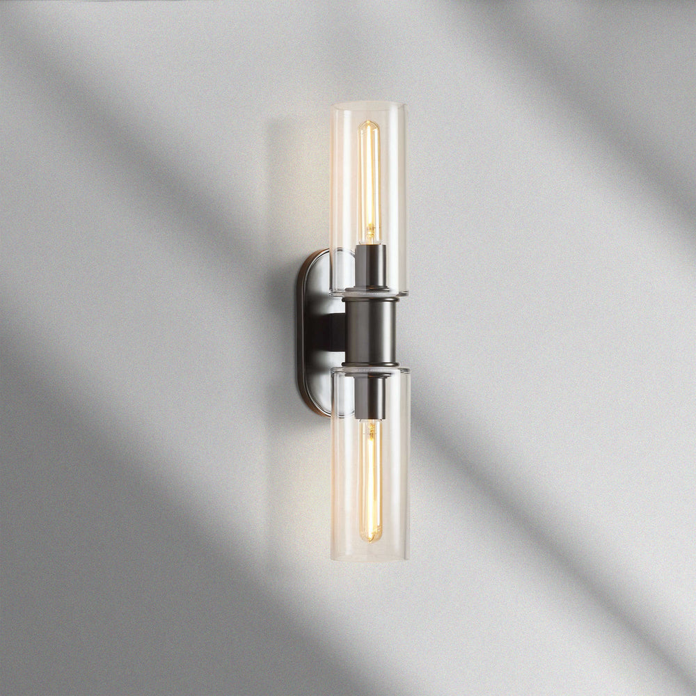 Harlin Double Sconce in Clear