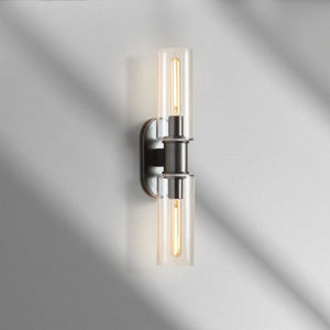 Harlin Double Sconce in Clear