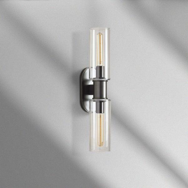 Harlin Double Sconce in Clear