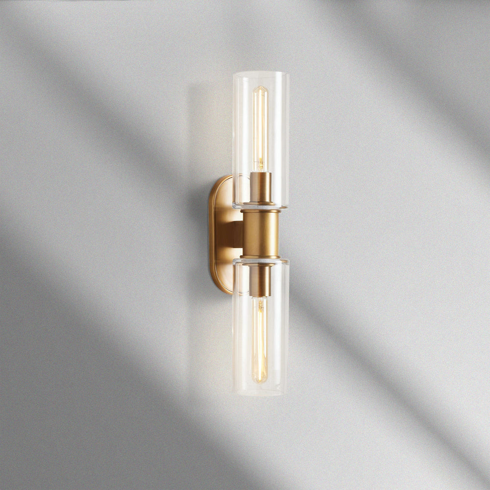 Harlin Double Sconce in Clear