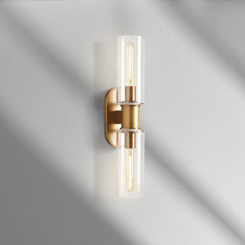 Harlin Double Sconce in Clear