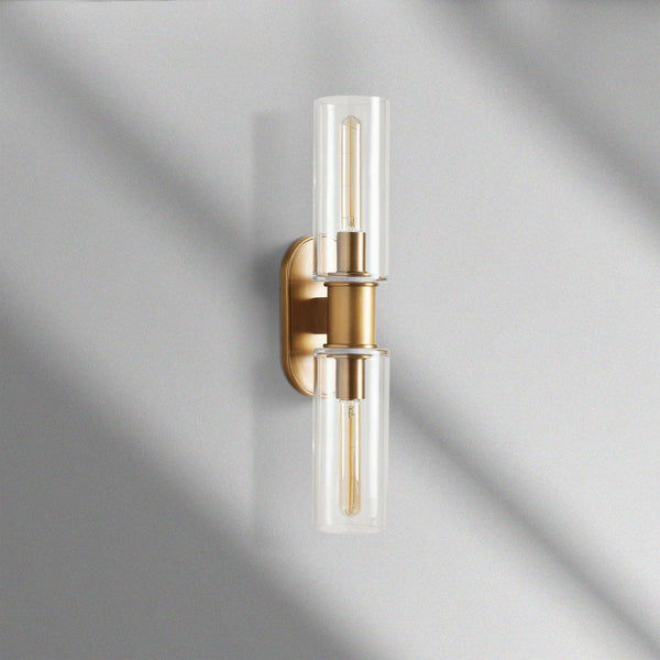 Harlin Double Sconce in Clear