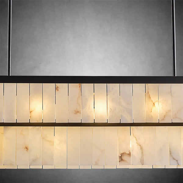 Rectangle Alabaster Chandelier
