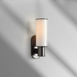 Harlin Modern Milk Glass Wall Sconce