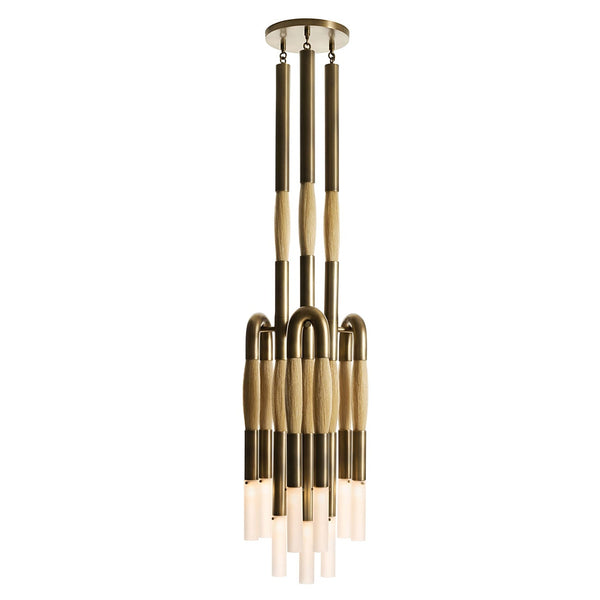 Heritage Horsehair 9-Light Pendant