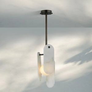 Alabaster Megalith Single Pendant