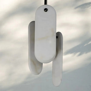 Alabaster Megalith Single Pendant
