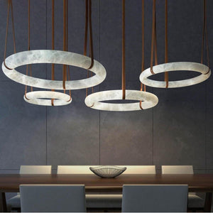Theseus Alabaster Lorry Oslo Art Chandelier