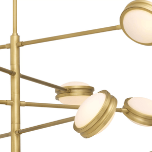 Cooper Modern Brass Chandelier - Arialamps