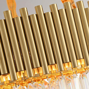 Gleam Gold and Crystal Chandelier