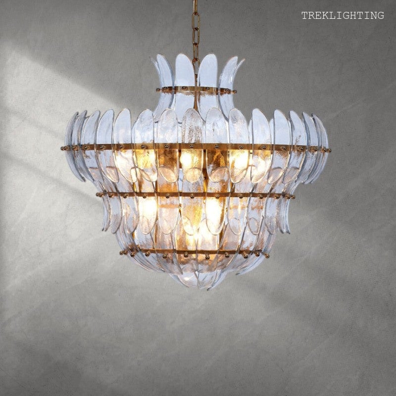 Arcade 10-Light Blown Glass Chandelier