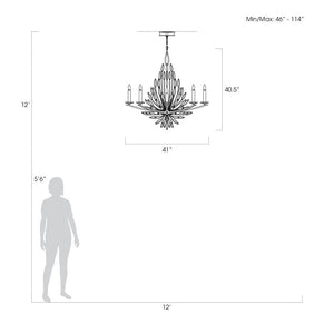 Lily Buds Candle Chandelier