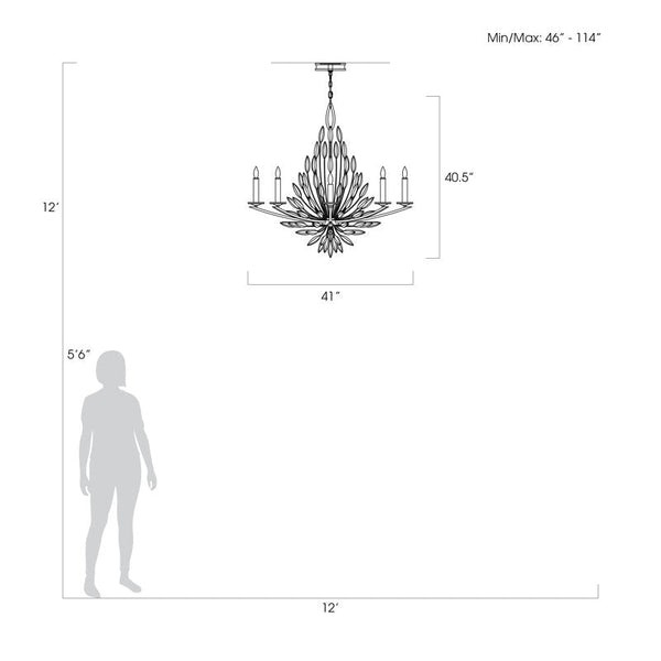 Lily Buds Candle Chandelier