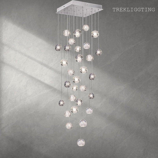 Natural Inspirations 30 Crystal ball Chandeliers