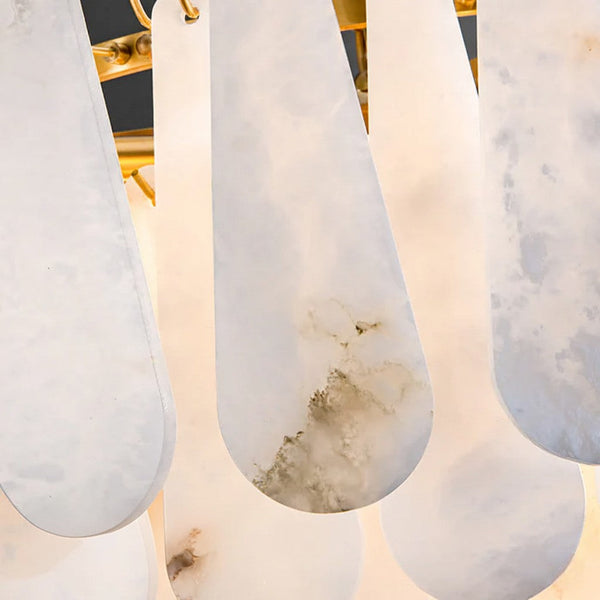 Stella Spanish Alabaster Luxury Lighting Fixtures, Elegant Chandeliers