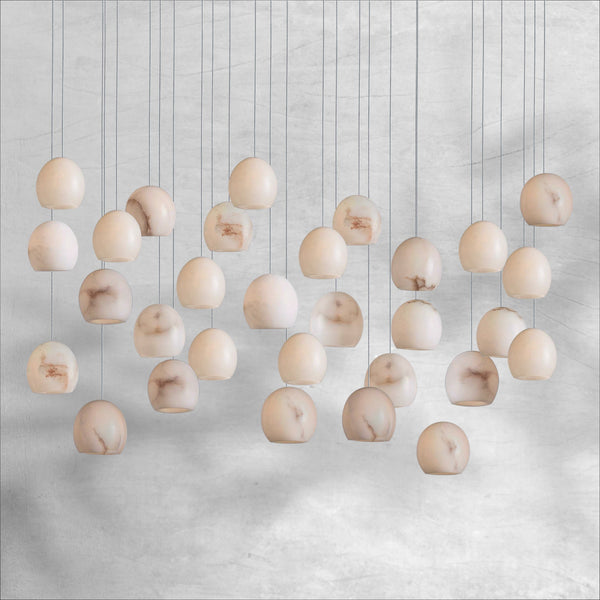 Maeva Rectangular Chandelier 15/30 Light - Arialamps
