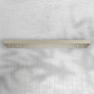 Maeva Rectangular Chandelier 15/30 Light - Arialamps