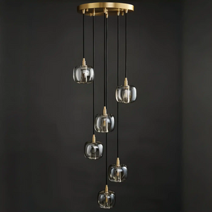 Post-modern Extra-long Pendant Light Fixtures for Staircase/High-ceiling Space/Foyer