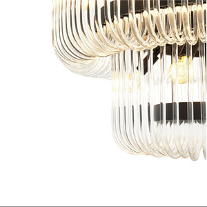 Eichholtz Sutton 15-Light House Chandelier: Art Deco Inspired Crystal and Metal