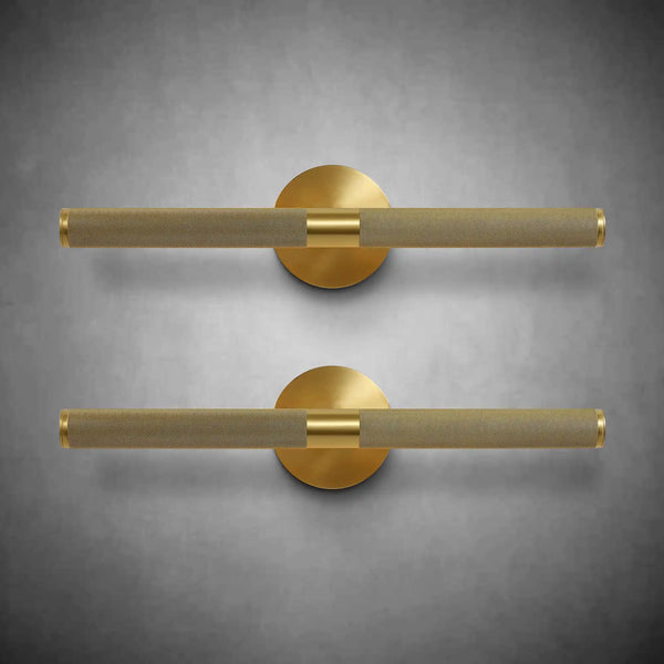 Black Copper Bathroom Wall Sconce Light with 360° Rotatable Shade