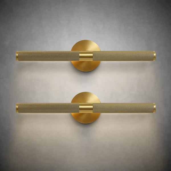 Black Copper Bathroom Wall Sconce Light with 360° Rotatable Shade
