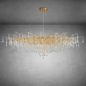 63" Modern Crystal Tree Branch Chandelier with 15 Lights