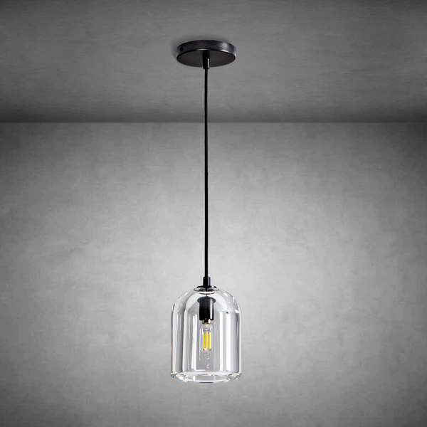 Crystal Modern Bell-Shaped Pendant Light