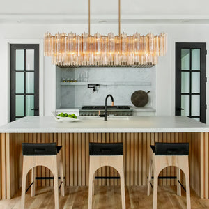 Addis 51'' Modern Linear Chandelier for Dining Room-