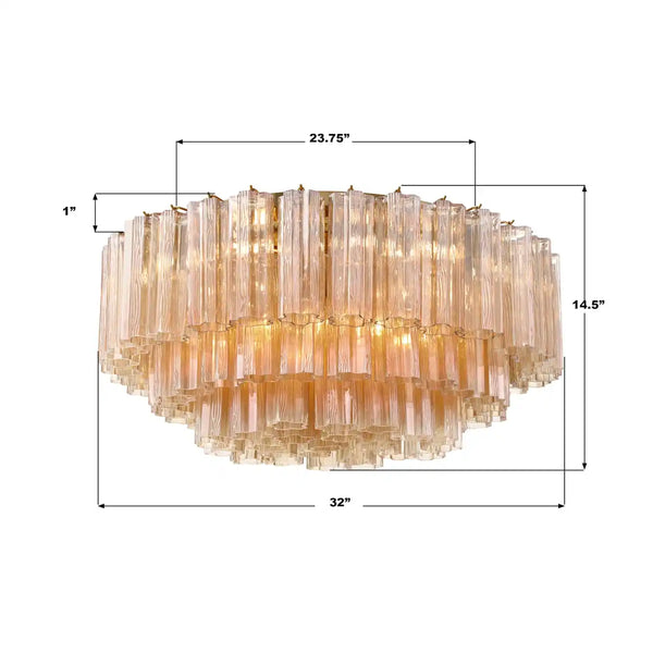 Addis Flushmount 22"/32"-Arialamps
