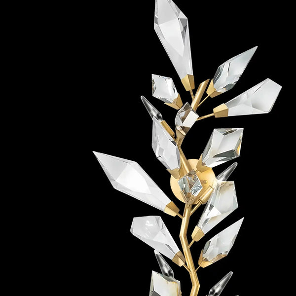 Addison 58" Gold&Silver Crystal Sconce - Arialamps