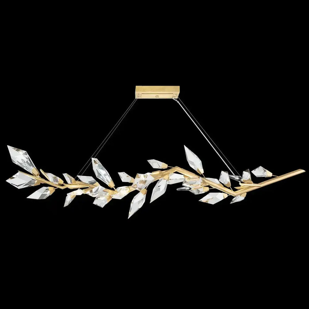Addison 63.5" Linear Crystal Chandelier - Arialamps
