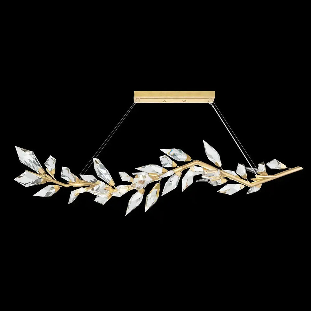 Addison 72" Linear Crystal chandelier - Arialamps