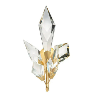 Addison Modern luxury forests 18" Crystal Wall Lamp - Arialamps