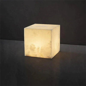 Alabaster Cubic Pendant-Pendant for living room,Pendant for kitchen,Pendant for bathrooms,Pendant for bedrooms,Pendant for foyer,Pendant for stairways,Pendant for dining room-Arialamps