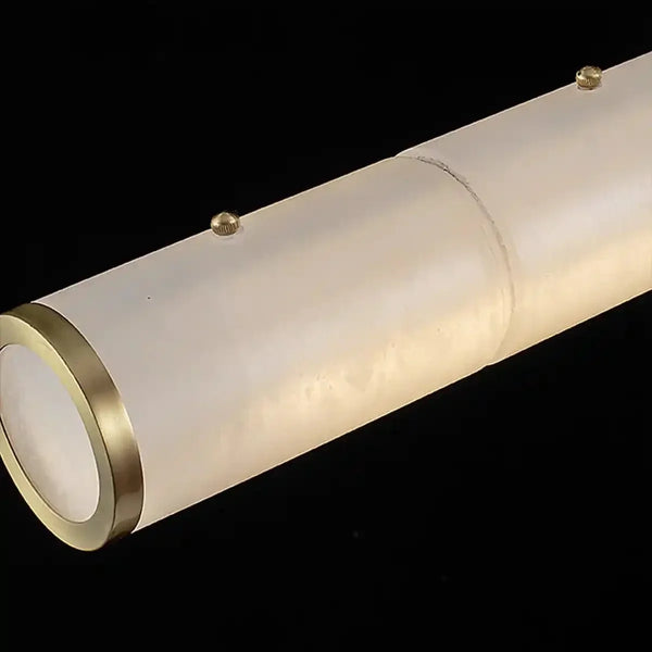 Alabaster Magnificence Art Linear Chandelier - Arialamps