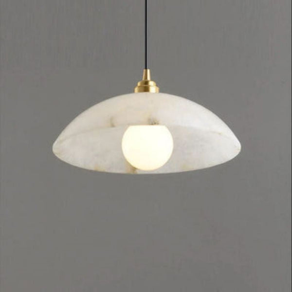 Alabaster Umbrella Pendant