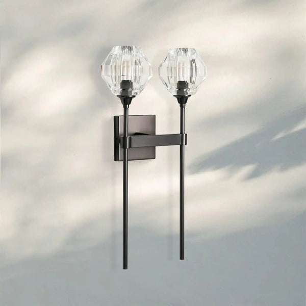 Amoroso 2-Light Wall Sconce-Lighting-BRONZE-Arialamps