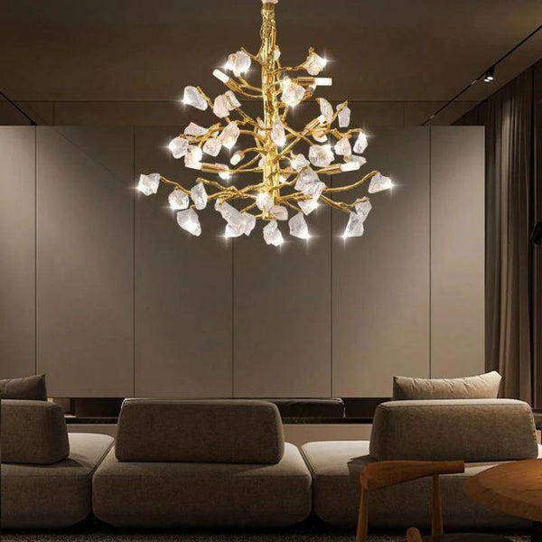 Amos Glass Branch Chandelier-chandeliers for dining room,chandeliers for stairways,chandeliers for foyer,chandeliers for bedrooms,chandeliers for kitchen,chandeliers for living room-D80cm (D31½")-Arialamps