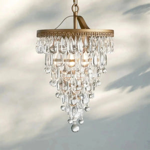 Anabelle Round Chandelier 17''23''H - Arialamps