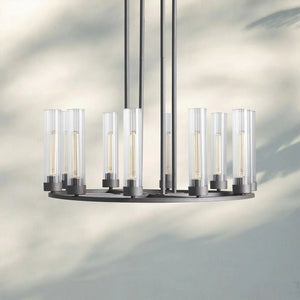 Andreass Round Chandelier 10/12 Light-10-Light-Bronze-