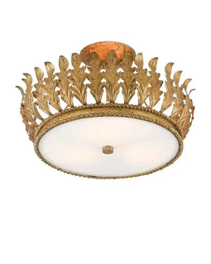 Arcadia Semi - Flush Mount Chandelier 18.5'' For living room, bed room, Foyer Entryway - Arialamps