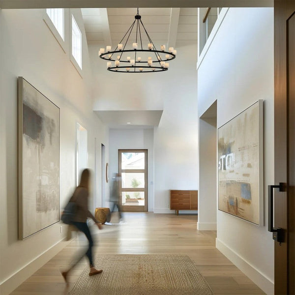 Argona 30 Light Alabaster Chandelier-chandelier for bedroom,chandelier for dining room,chandelier for stairways,chandelier for foyer,chandelier for bathrooms,chandelier for living room-Arialamps