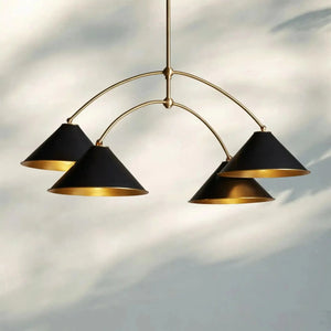 Arno 4 - Light Round Chandelier - Arialamps