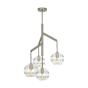 Art Glass Ball Sedona Chandelier - Arialamps