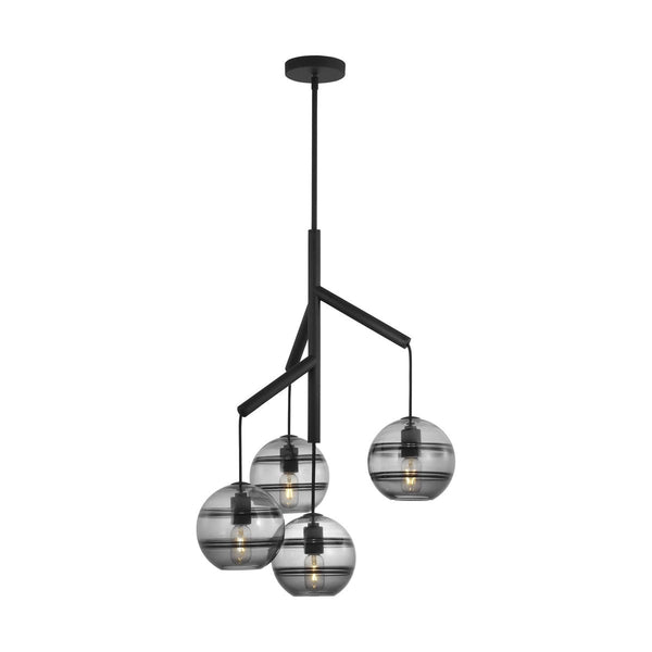Art Glass Ball Sedona Chandelier - Arialamps