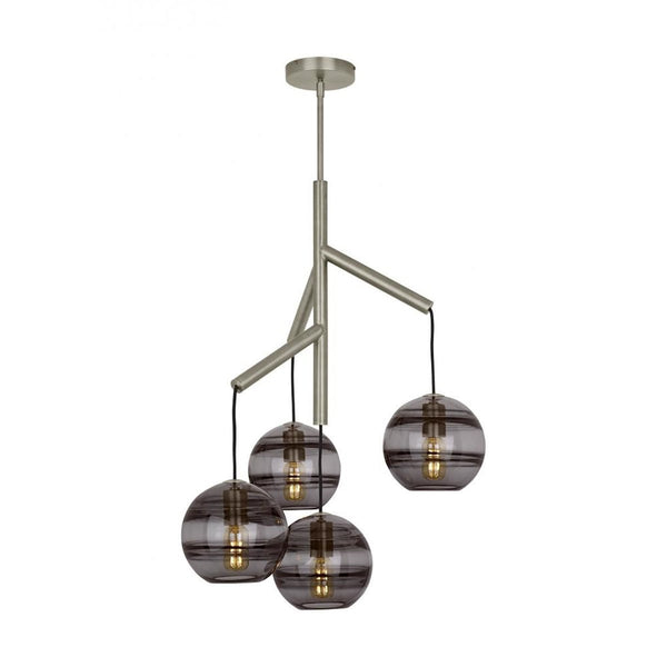 Art Glass Ball Sedona Chandelier - Arialamps